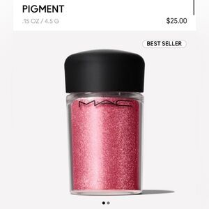 MAC shade Rose with copper sparkle